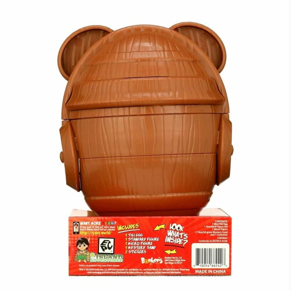 Ryan's World Island Adventures Mystery Tiki Egg set of 2 - Picture 4 of 4